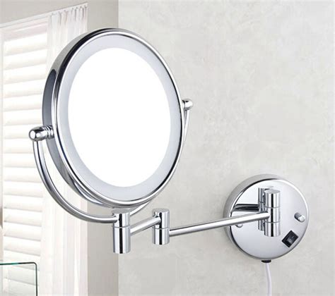 magnifying bathroom mirror wall mounted.